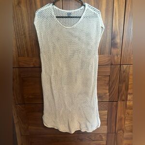 Aerie crochet mini cover-up dress